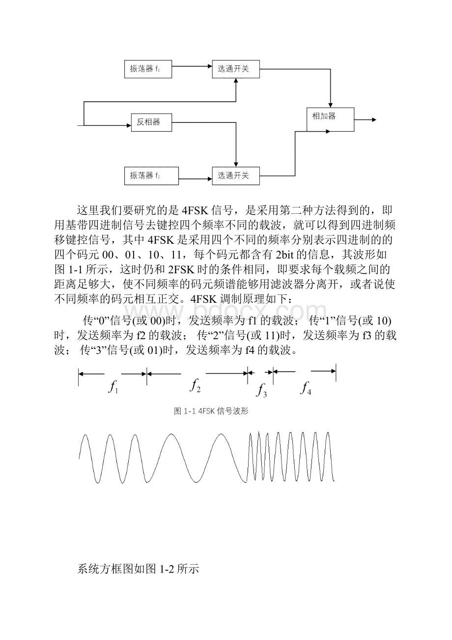 基于matlab的4FSK系统设计仿真.docx_第2页