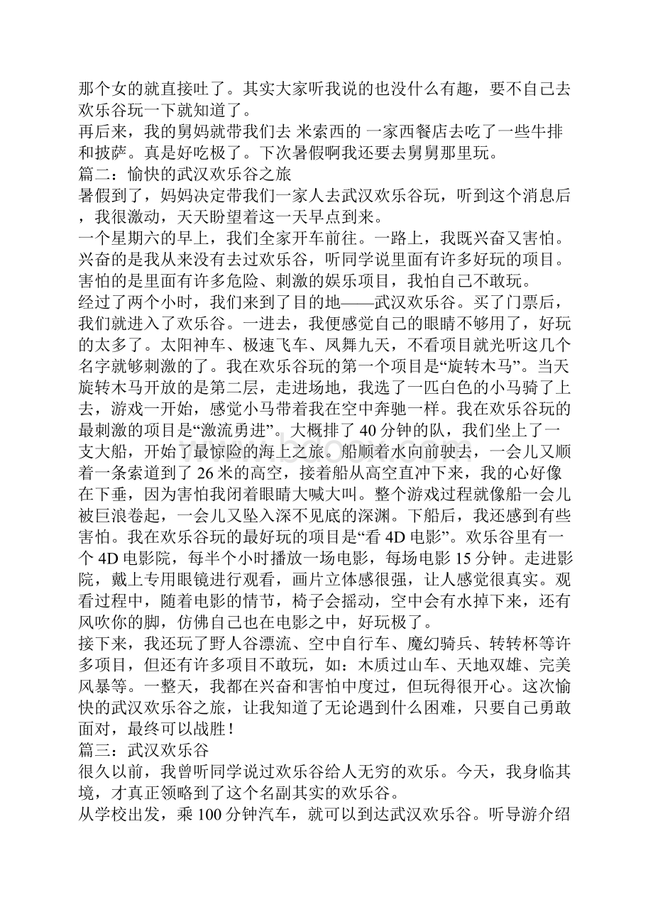 武汉欢乐谷作文700字.docx_第3页