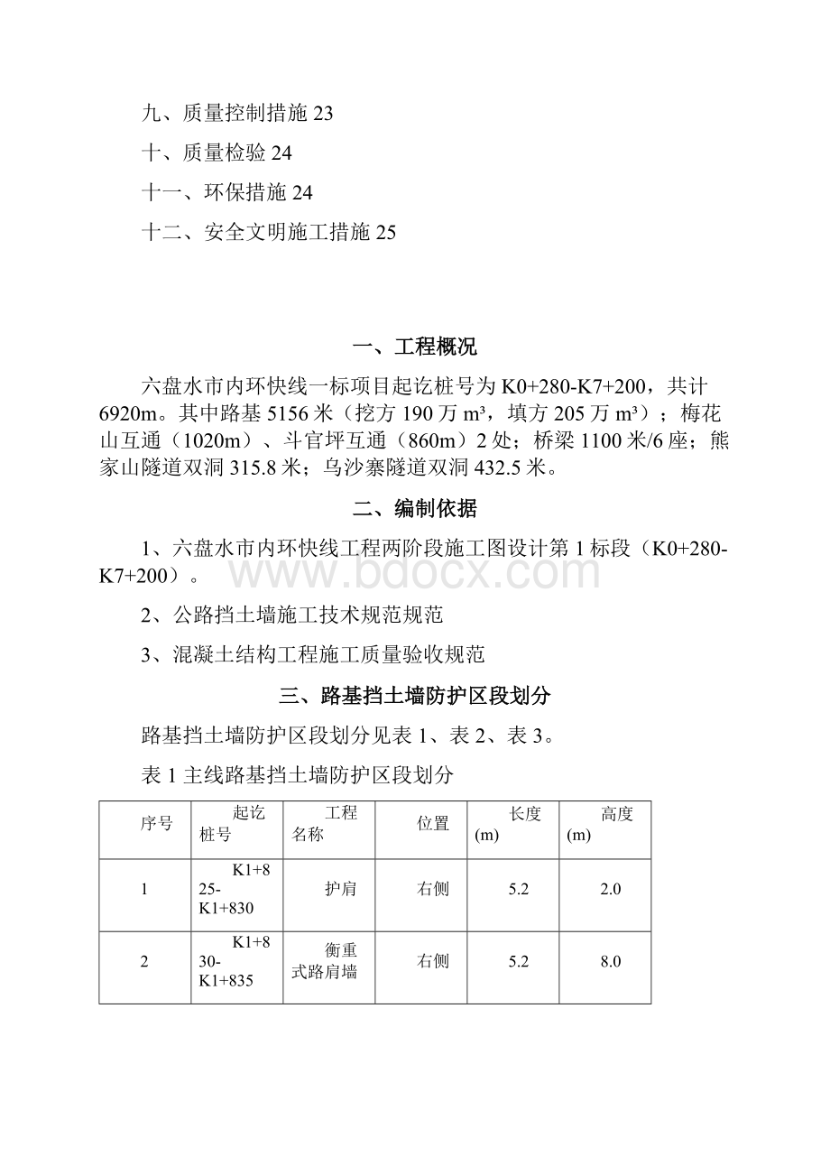 内环一标毛石混凝土挡墙施工方案.docx_第2页