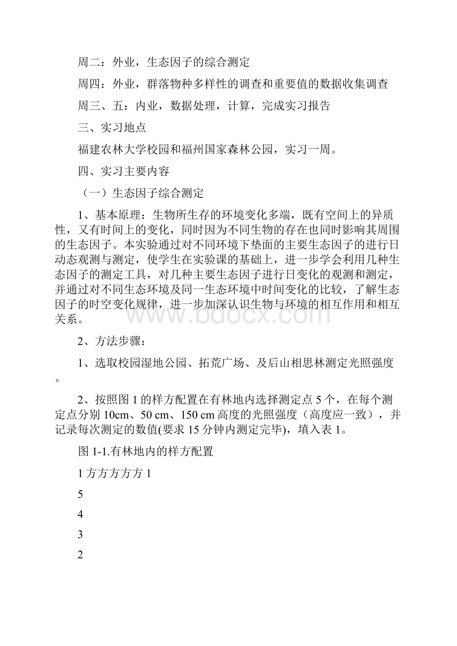 森林生态学实习报告.docx_第2页