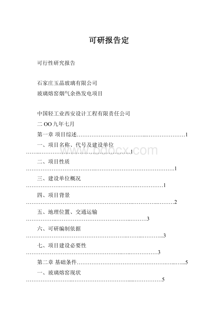 可研报告定.docx