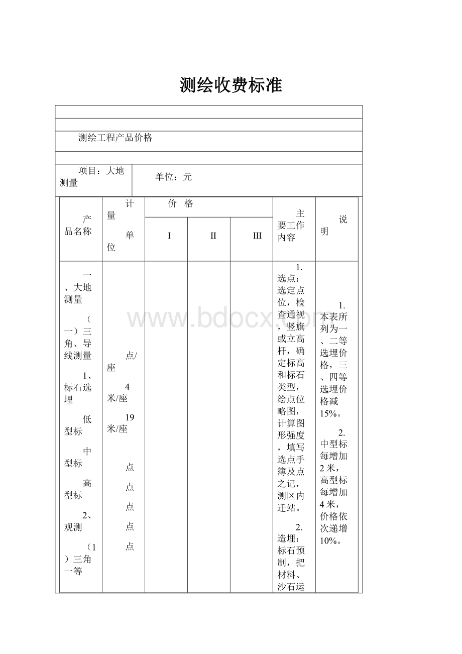 测绘收费标准.docx_第1页