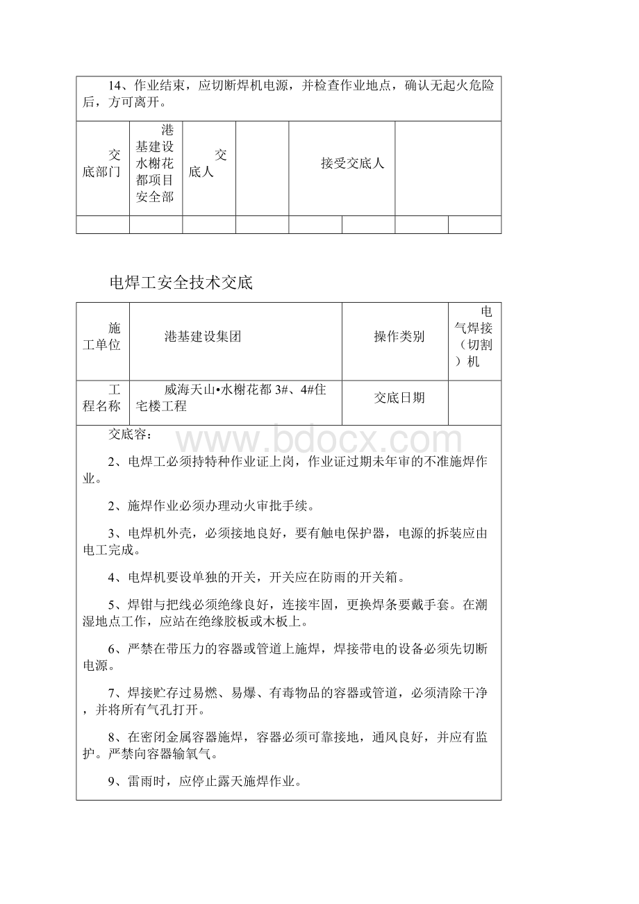 特种作业人员安全技术交底记录大全.docx_第2页