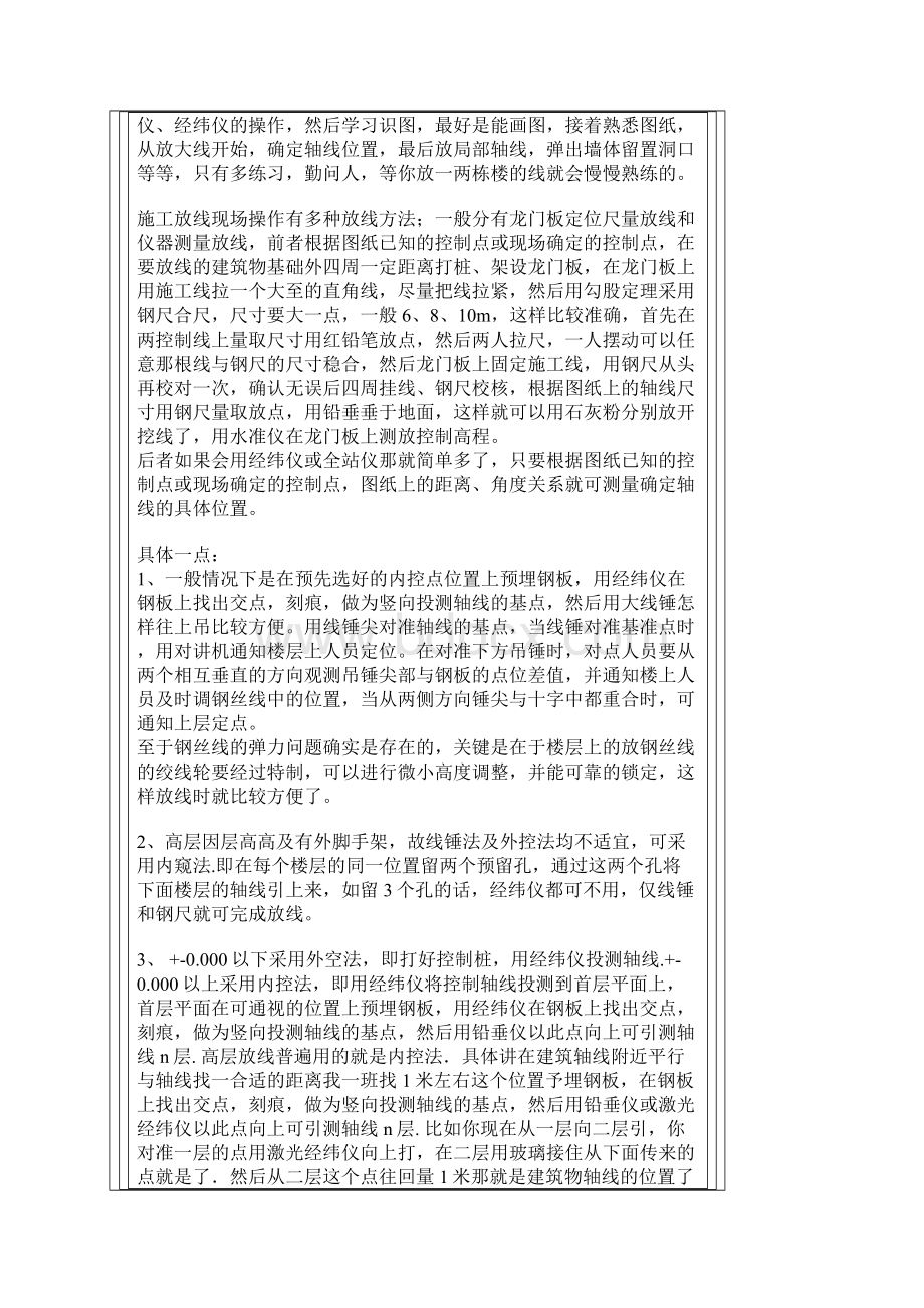 施工放线Microsoft Word 文档.docx_第2页