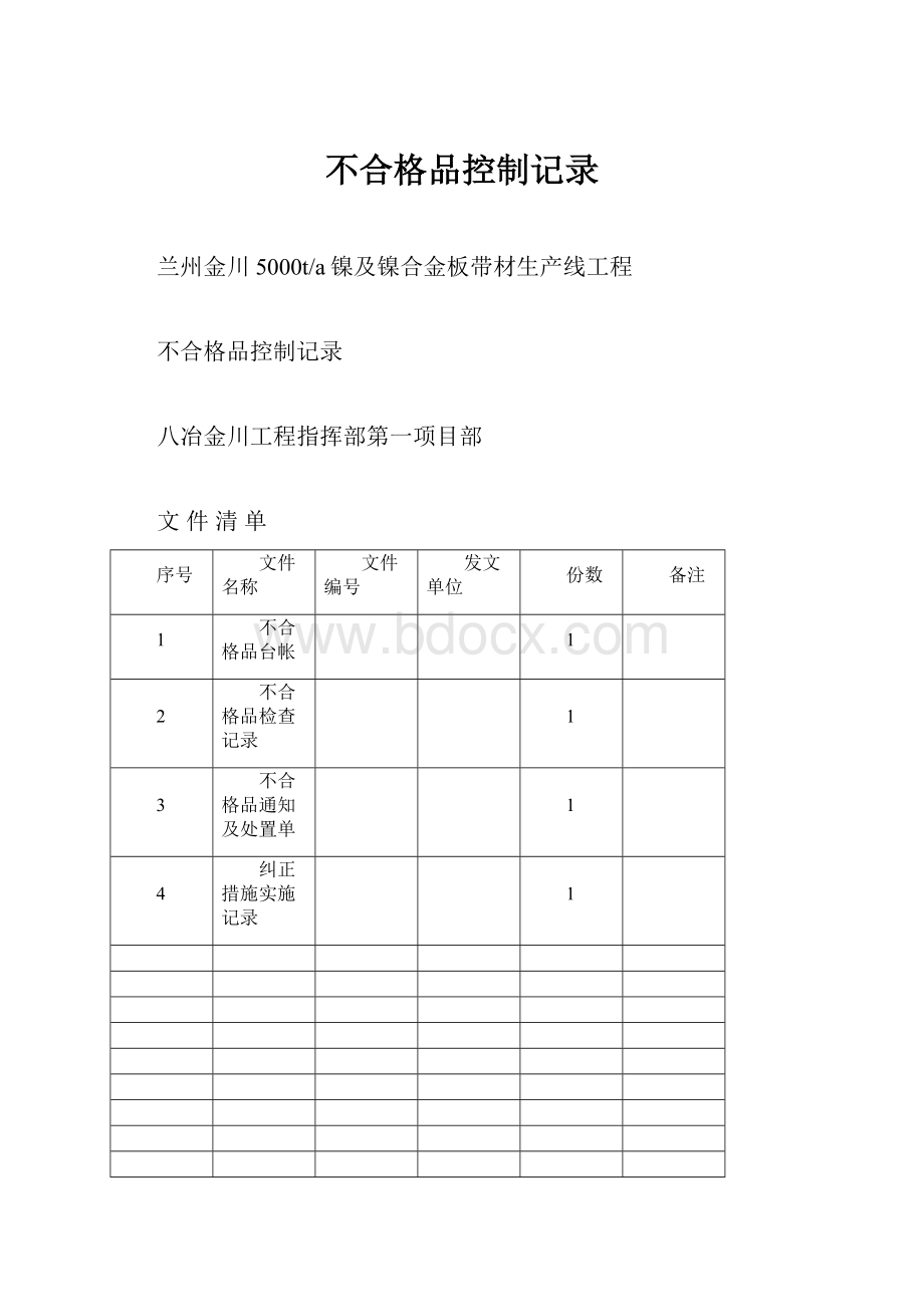 不合格品控制记录.docx_第1页