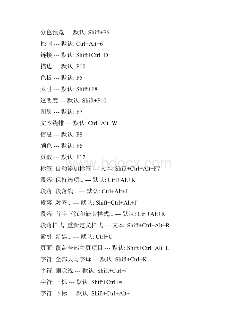 indesign快捷键大全.docx_第3页
