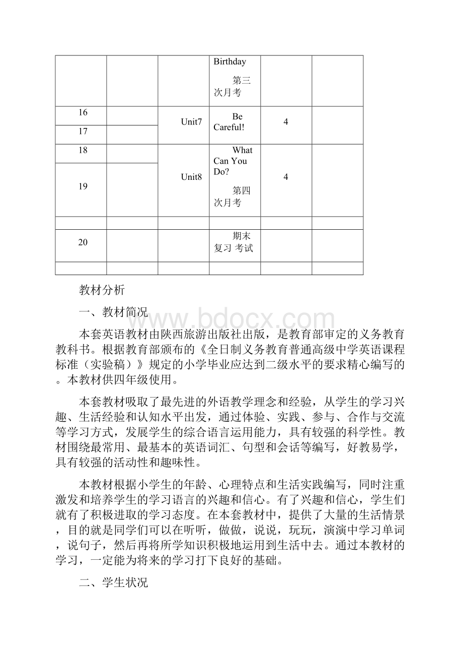 陕旅版小学四年级英语下册教案.docx_第2页