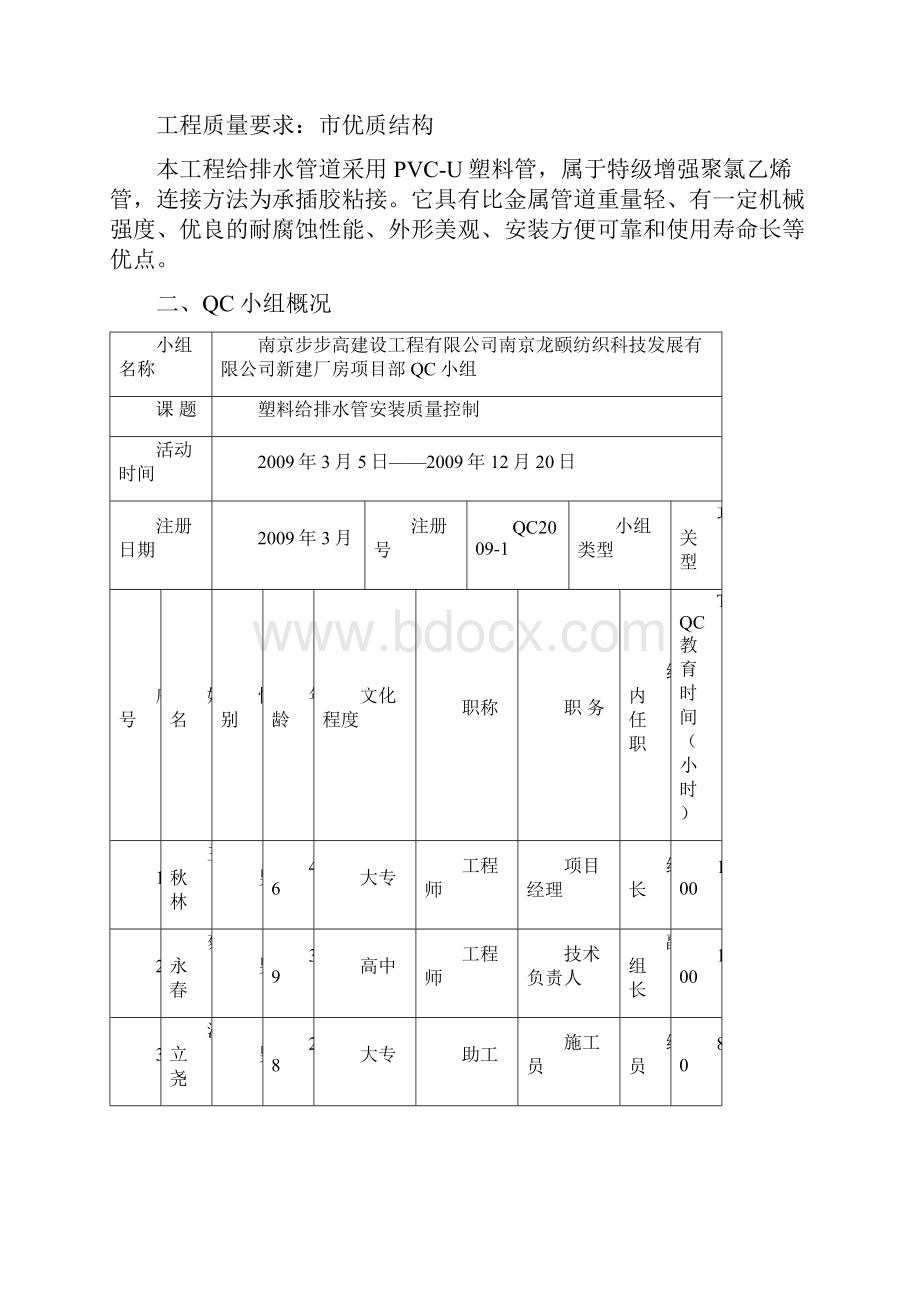 PVCU给排水管安装工程质量控制doc 16页.docx_第3页