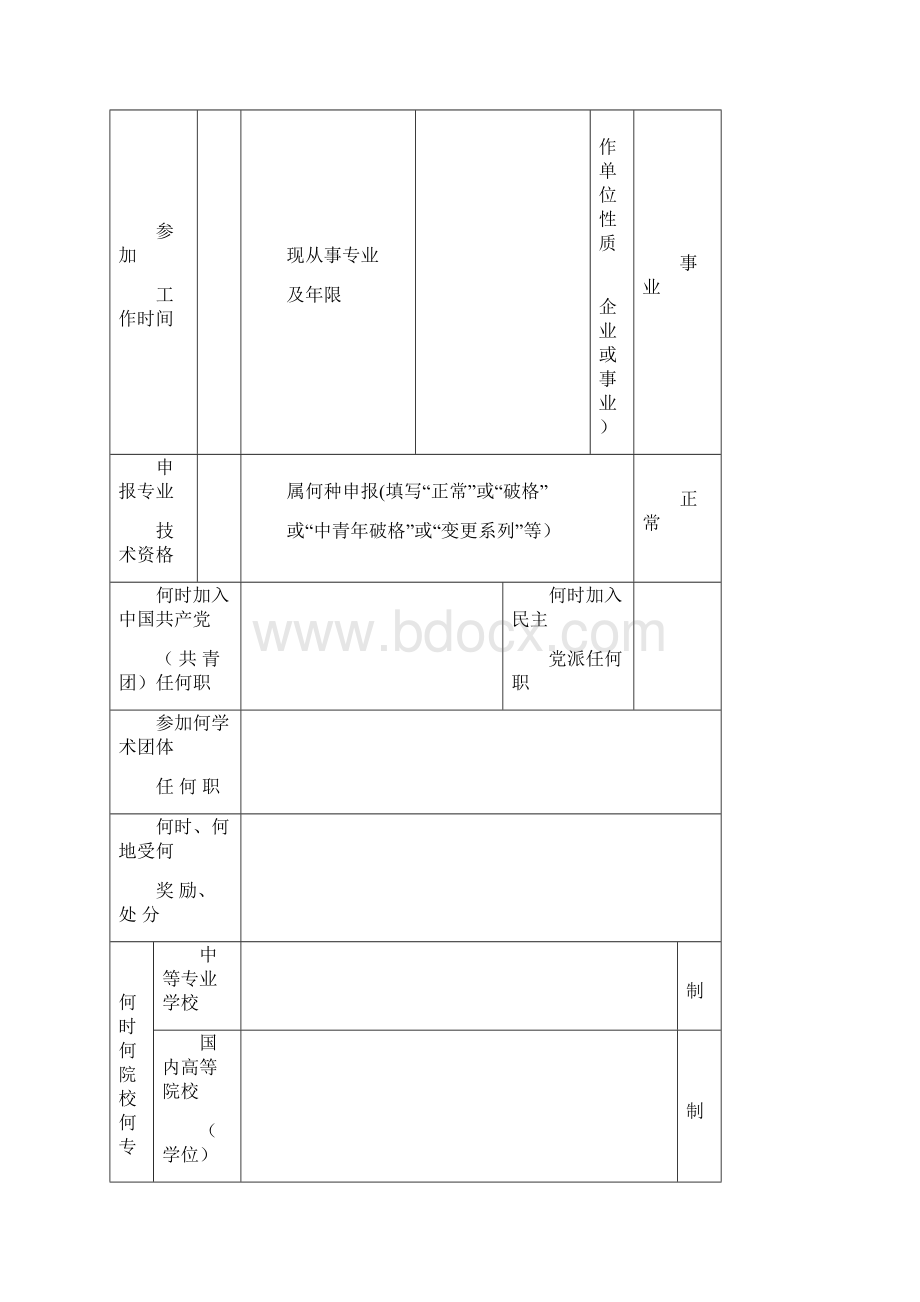 专业技术职务任职资格推荐表.docx_第3页