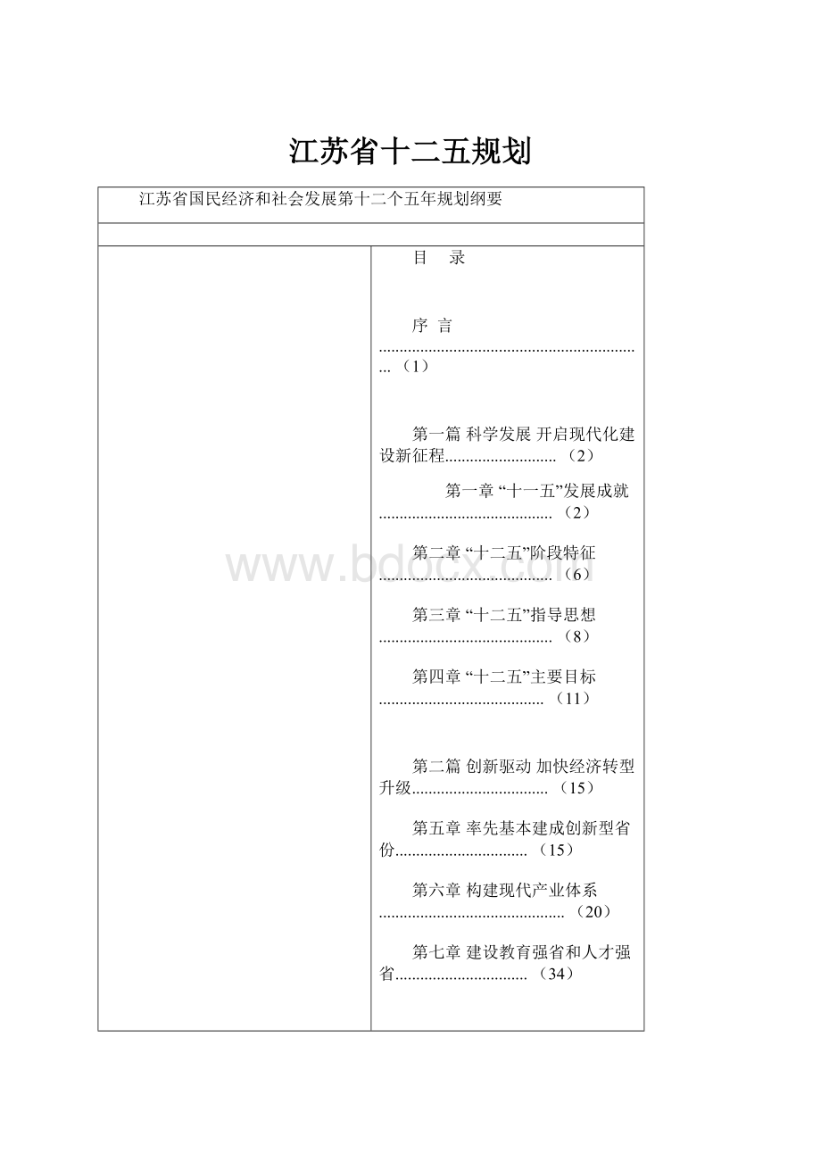 江苏省十二五规划.docx_第1页