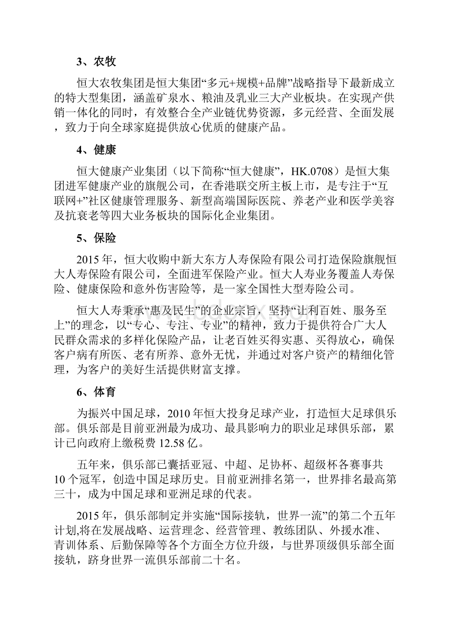 恒大的多元化战略分析与启示.docx_第3页