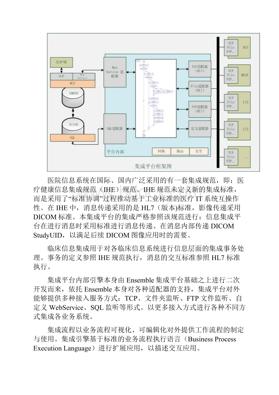 医院信息集成平台建设技术方案.docx_第3页