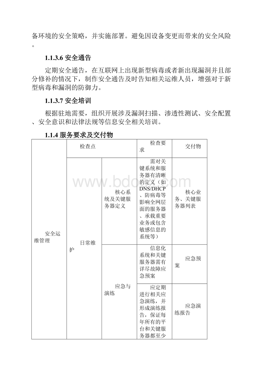 驻地安全服务安全运维技术方案标书.docx_第3页