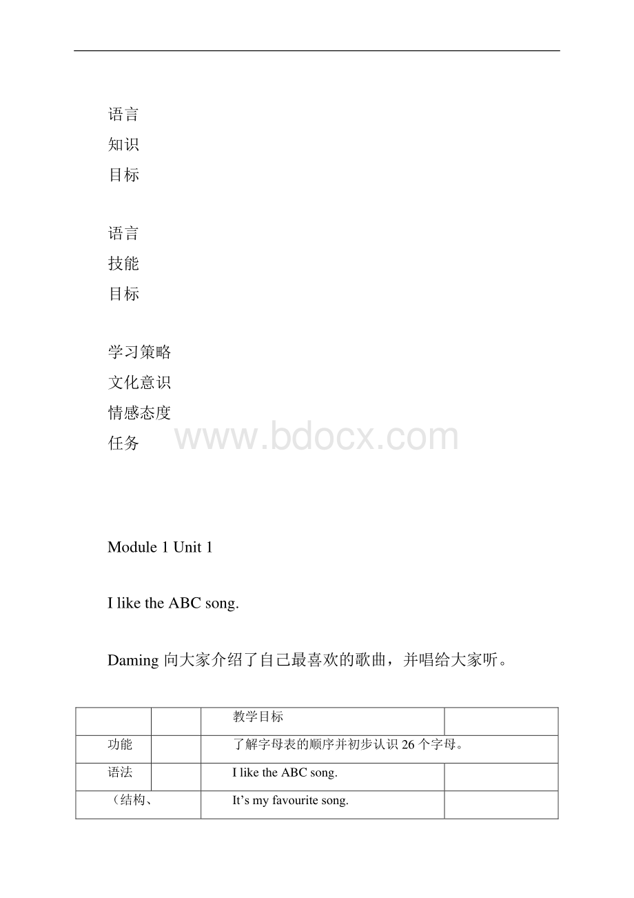 外研版一年级起点二年级上册英语教案全册docx.docx_第3页