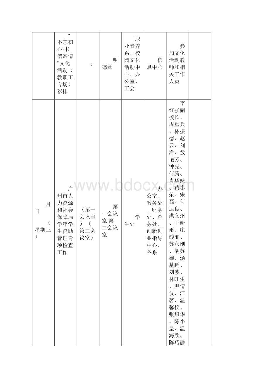 广州市机电高级技工学校周工作安排表.docx_第3页