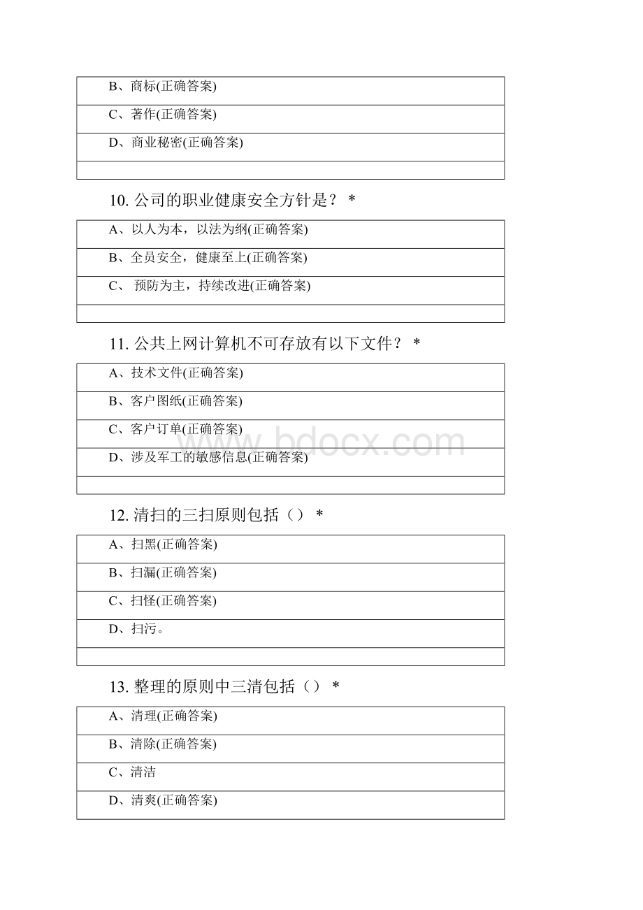 新员工入职培训综合知识考试题.docx_第3页