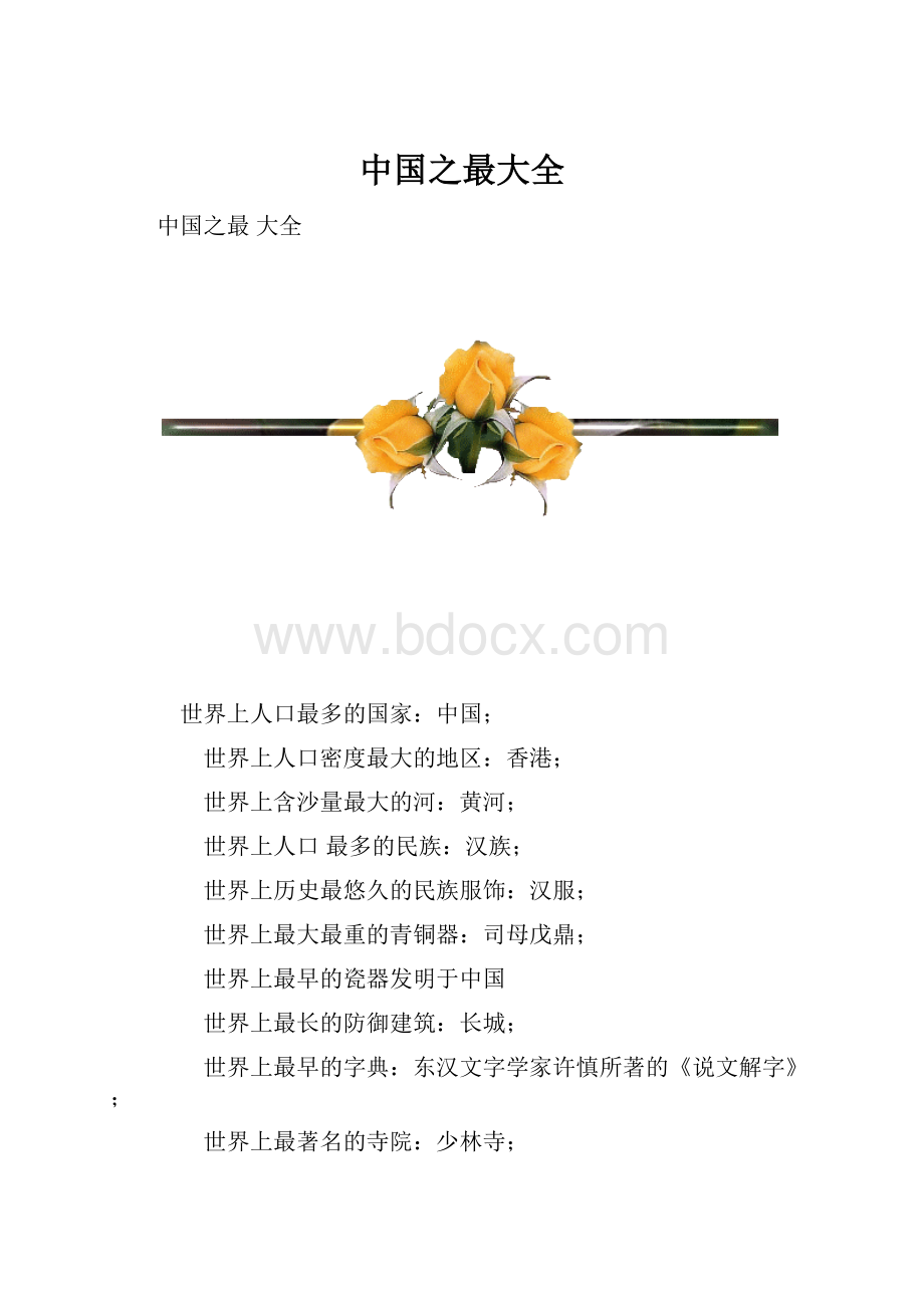 中国之最大全.docx