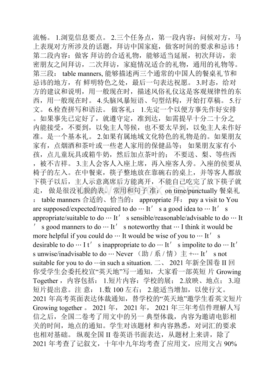 word完整版高考英语满分作文汇总文档.docx_第2页