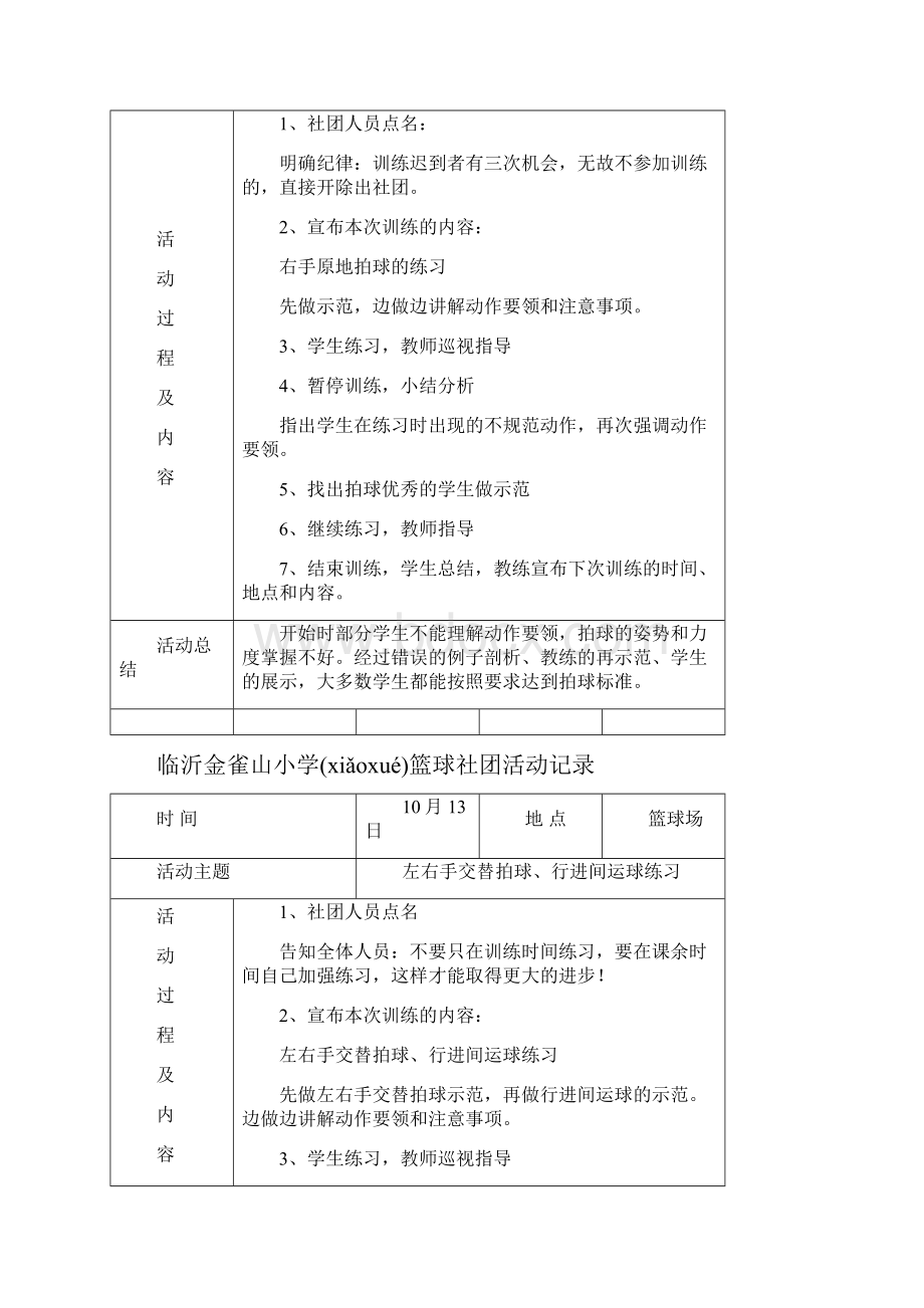 篮球社团活动记录表.docx_第2页