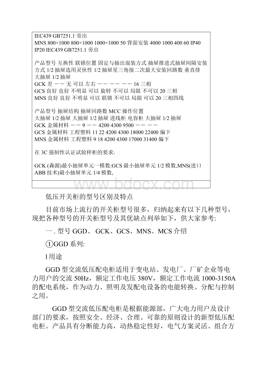 GGDGCSGCKMNS低压开关柜的区别.docx_第2页