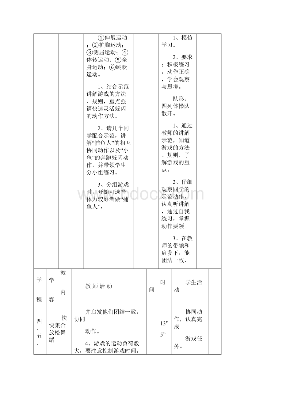 小学体育课教案全集.docx_第2页