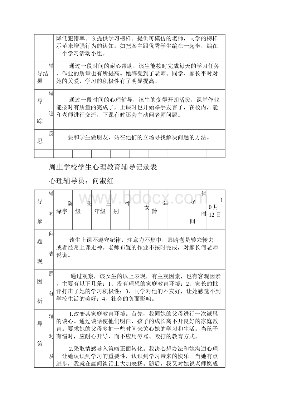 年级学生心理辅导记录表.docx_第3页