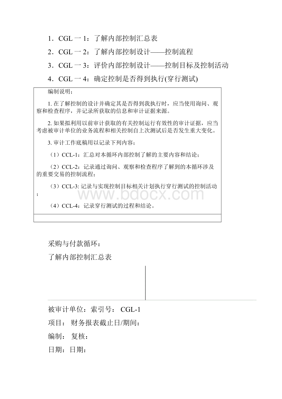 1采购与付款循环业务流程层面了解和评价内部控制.docx_第2页