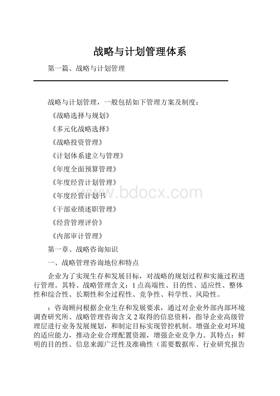 战略与计划管理体系.docx_第1页