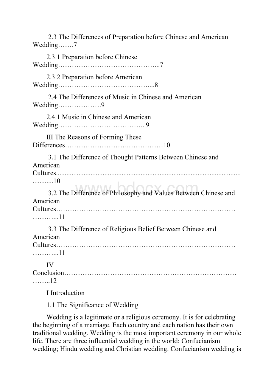 中西方婚礼在文化上的对比论文英文.docx_第3页