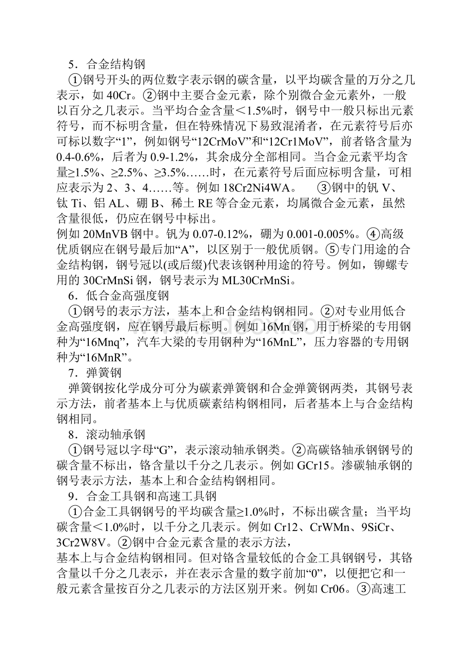 二常见钢铁产品的牌号表示方法.docx_第2页