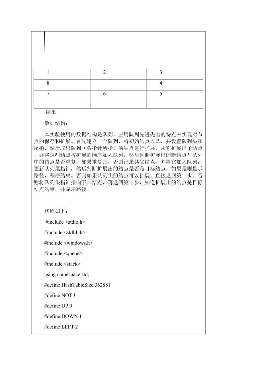 人工智能8位数码难题的问题求解.docx_第2页