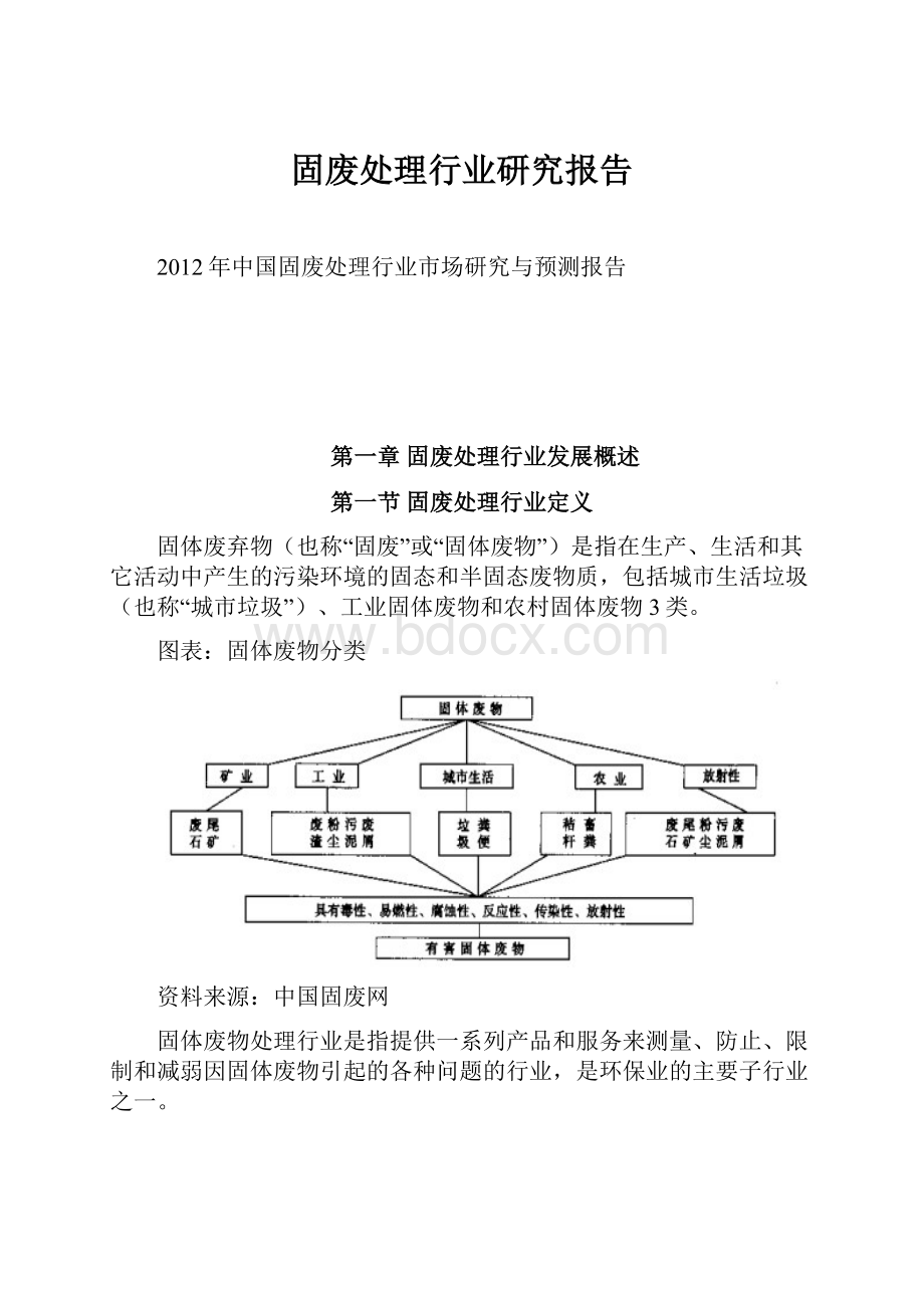 固废处理行业研究报告.docx_第1页