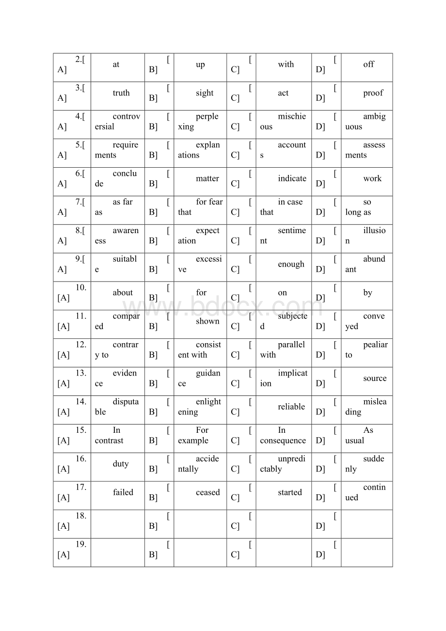 考研英语试题完美Word版.docx_第2页