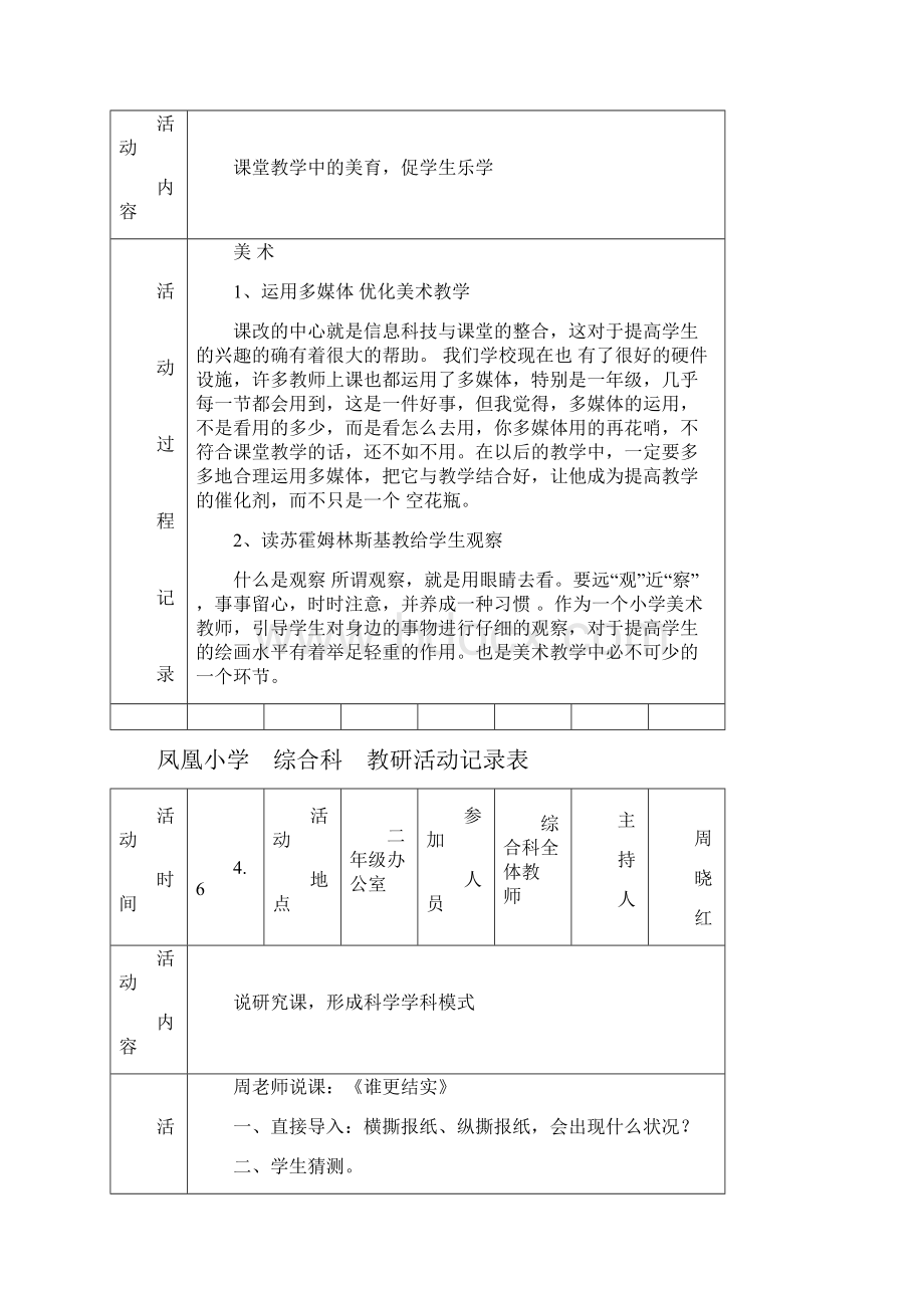 综合科学科教研活动记录表.docx_第3页