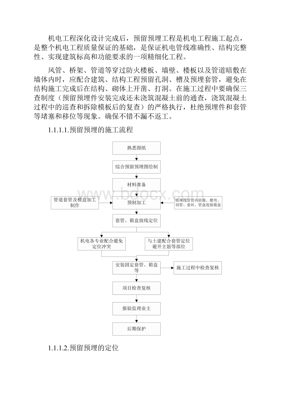 体育馆工程机电预留预埋施工工艺secret.docx_第2页