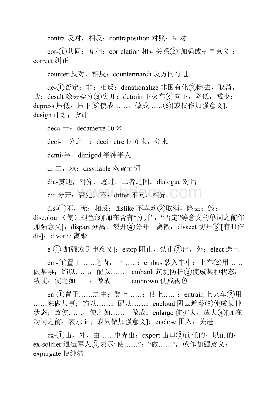 常见英语词缀词根表完全版.docx_第2页