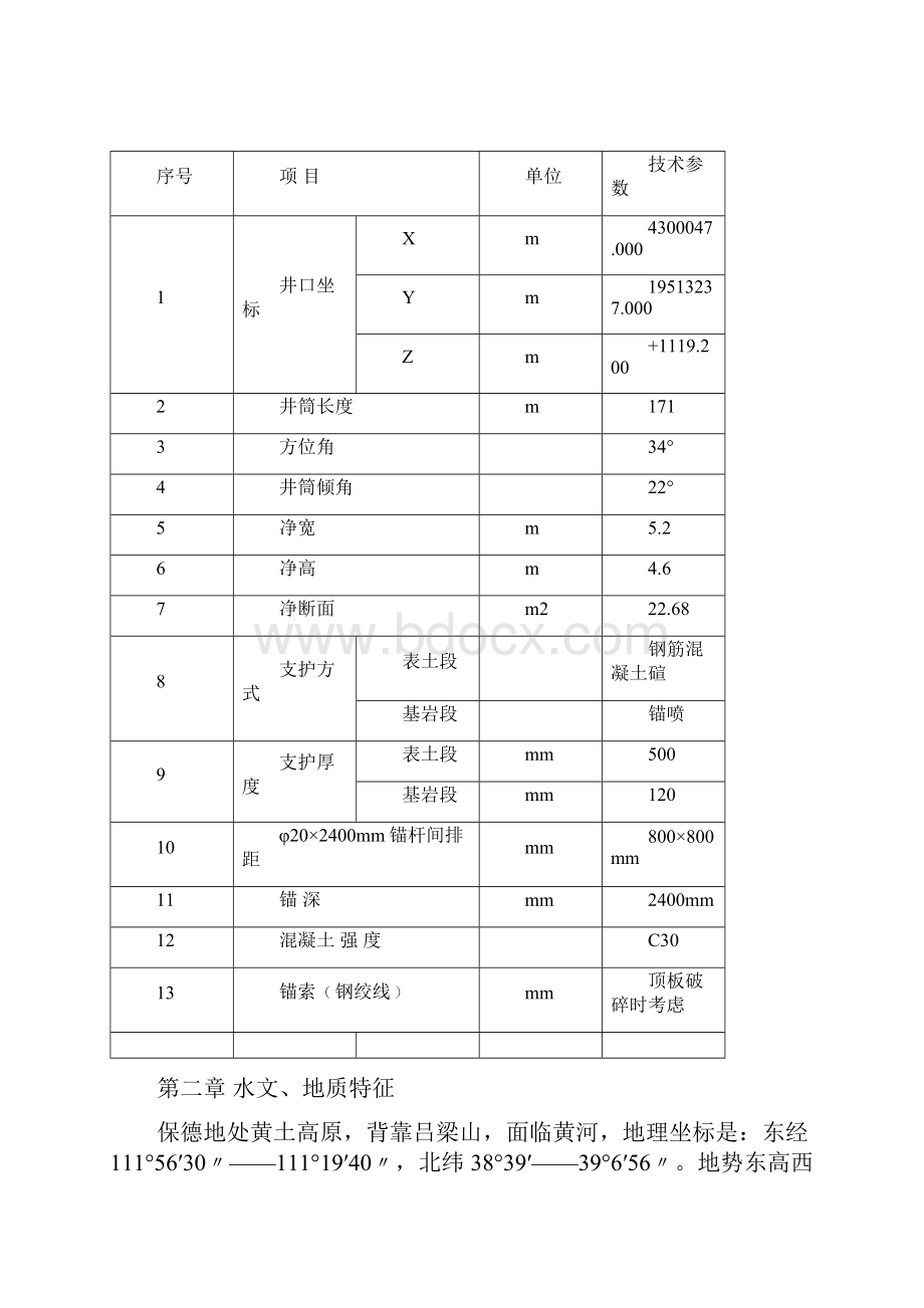 孙家沟回风斜井施工组织设计.docx_第2页