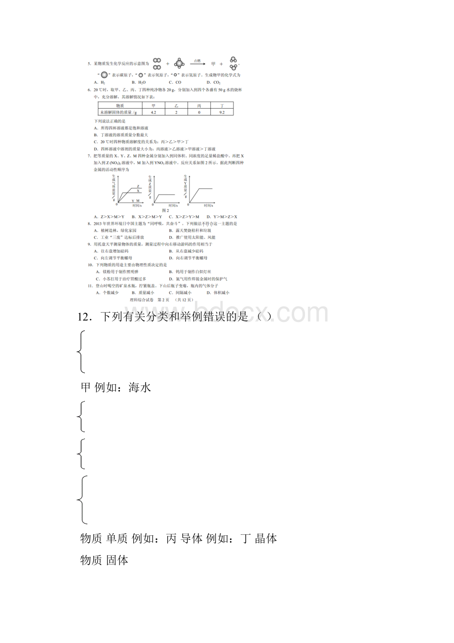 河北省中考理综试题及答案.docx_第2页