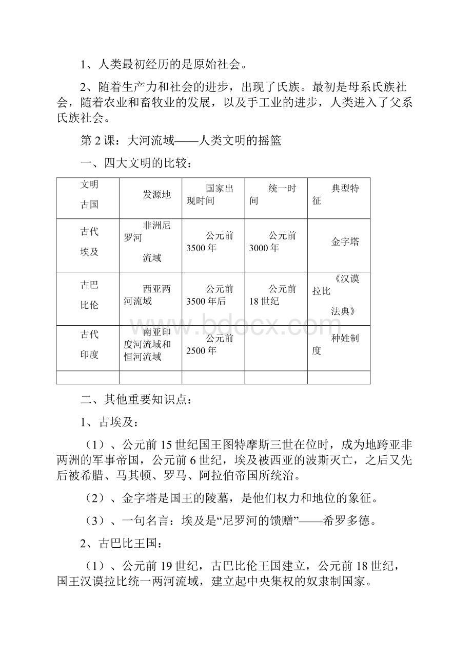 鲁教版五四制八年级上册世界历史知识点梳理.docx_第2页