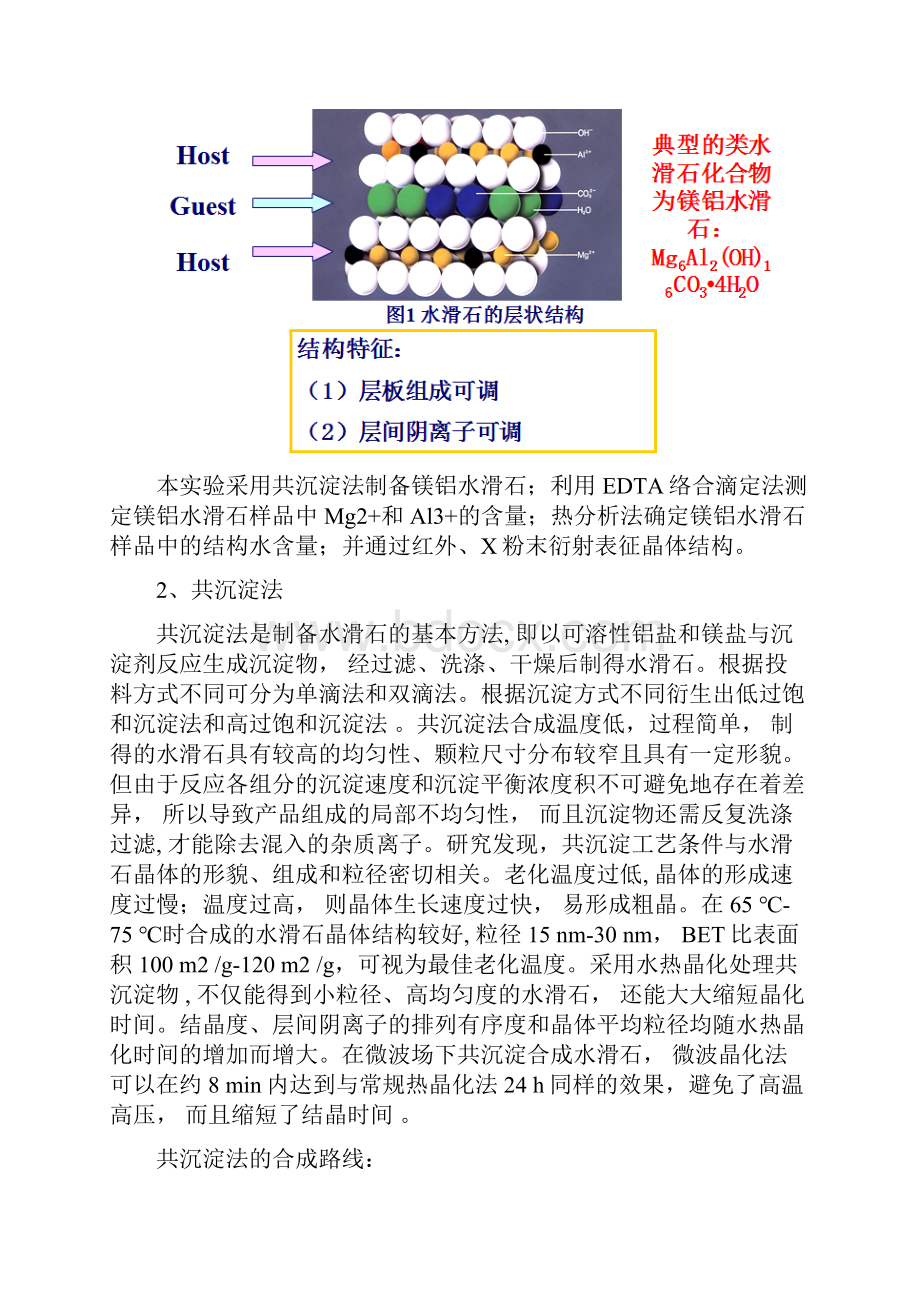 镁铝水滑石的合成组成分析及其晶体结构表征市场应用2.docx_第2页