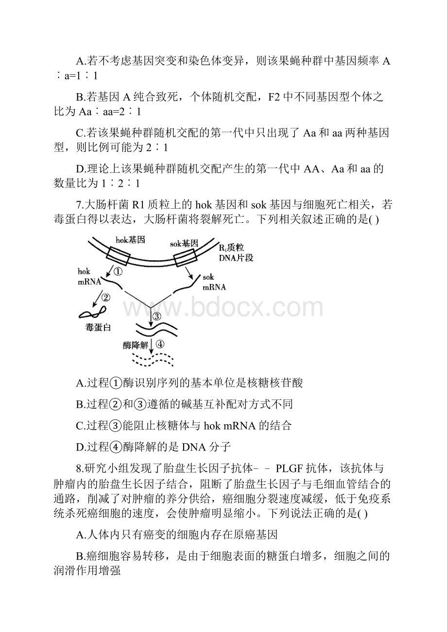 山东省名校联盟届高三下学期开学考试生物试题新高考及含答案.docx_第3页