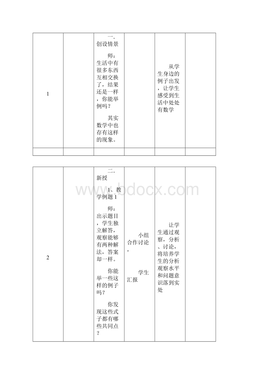 人教版四年级数学下册第三单元教案.docx_第2页