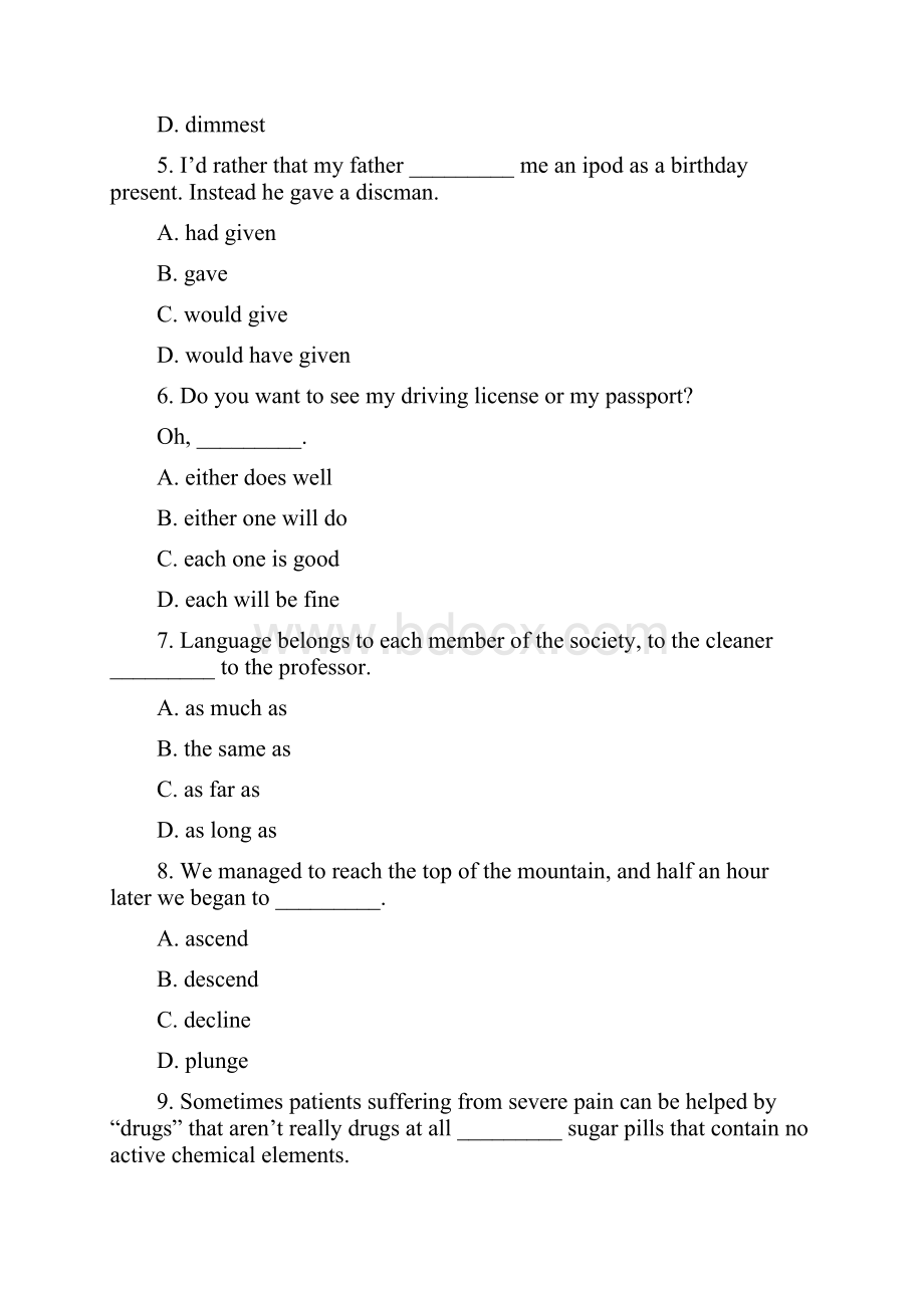 南京大学二外英语考研真题及参考答案范文.docx_第2页