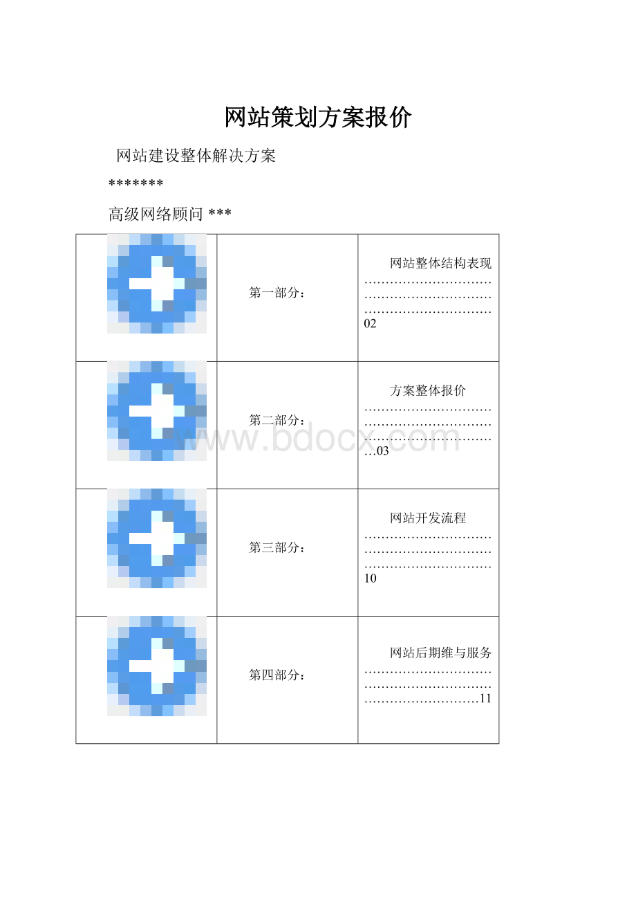 网站策划方案报价.docx