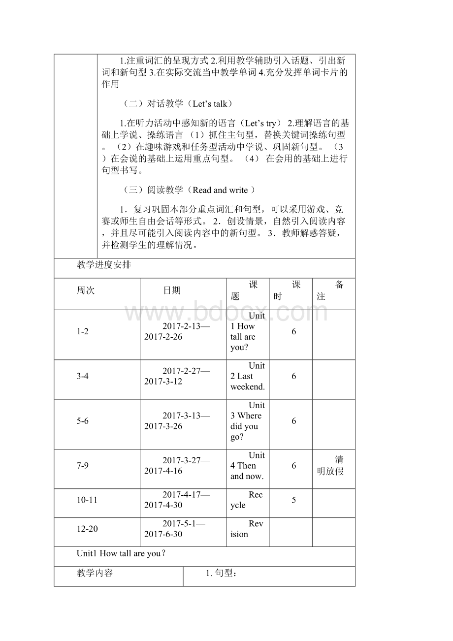 最新人教版pep六年级英语下册全册教案.docx_第2页