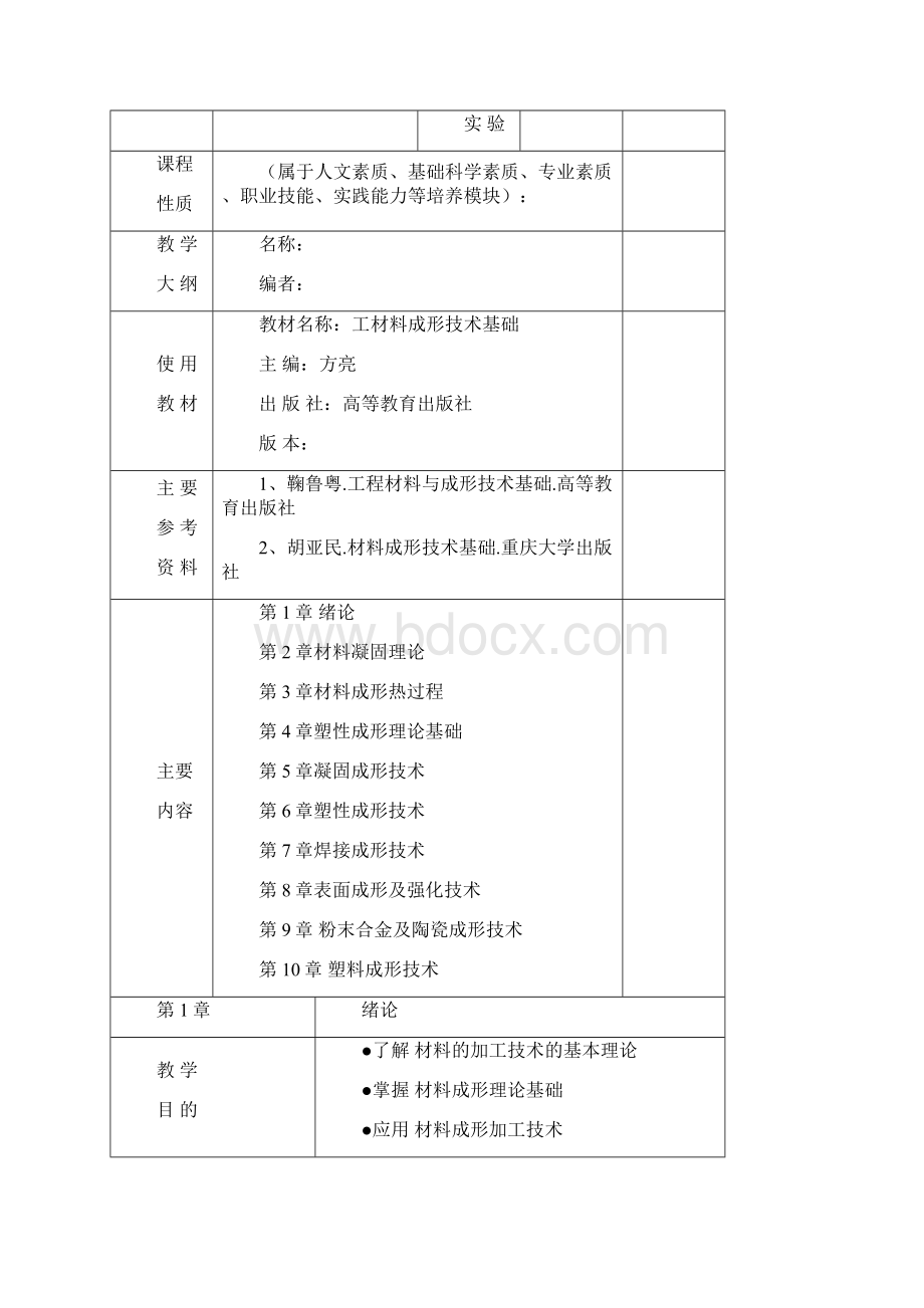 工程材料与材料成型技术教案.docx_第2页