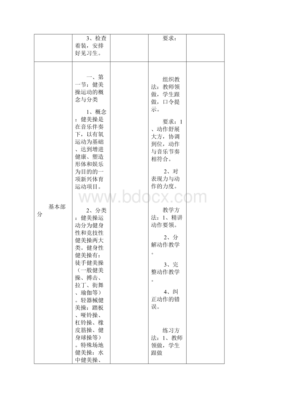 健美操兴趣班教学案.docx_第2页