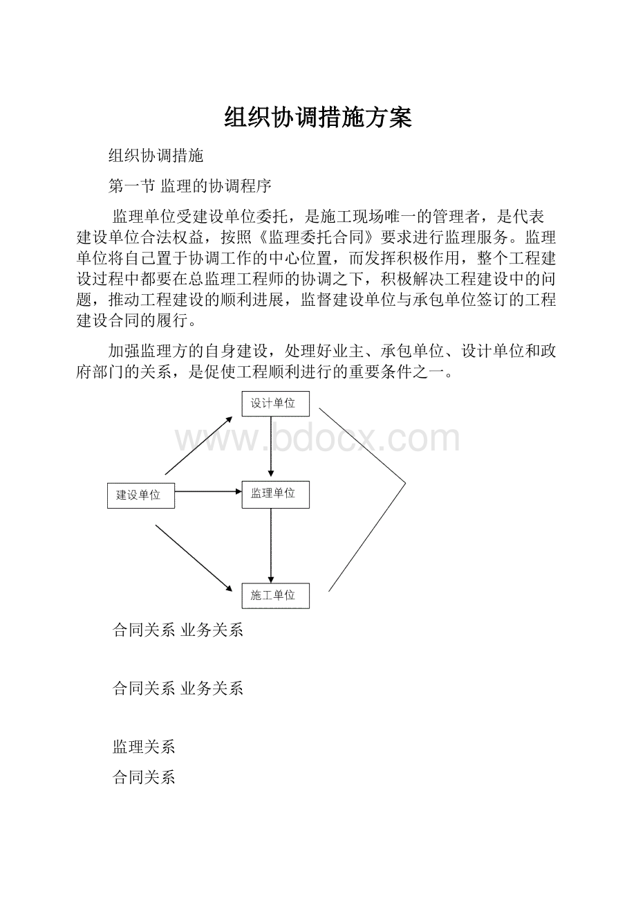 组织协调措施方案.docx