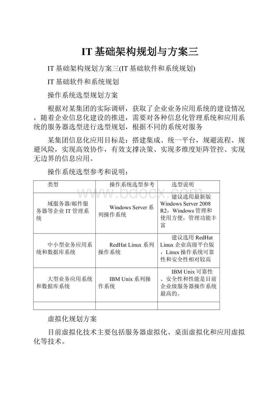 IT基础架构规划与方案三.docx_第1页