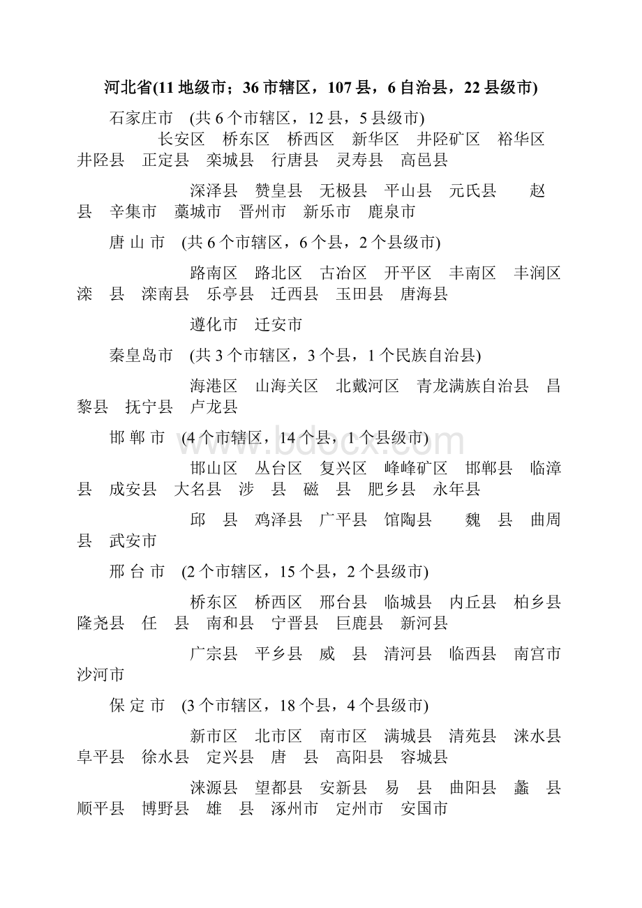 中国行政区划明细.docx_第2页